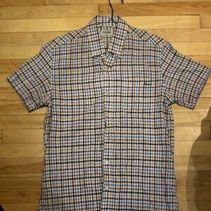 Vintage Coveri Plaid Button-Up Shirt | 90s Retro Style